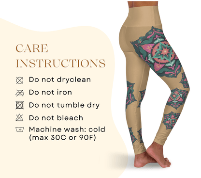 Burke Mandala Yoga Pants Leggings for Women