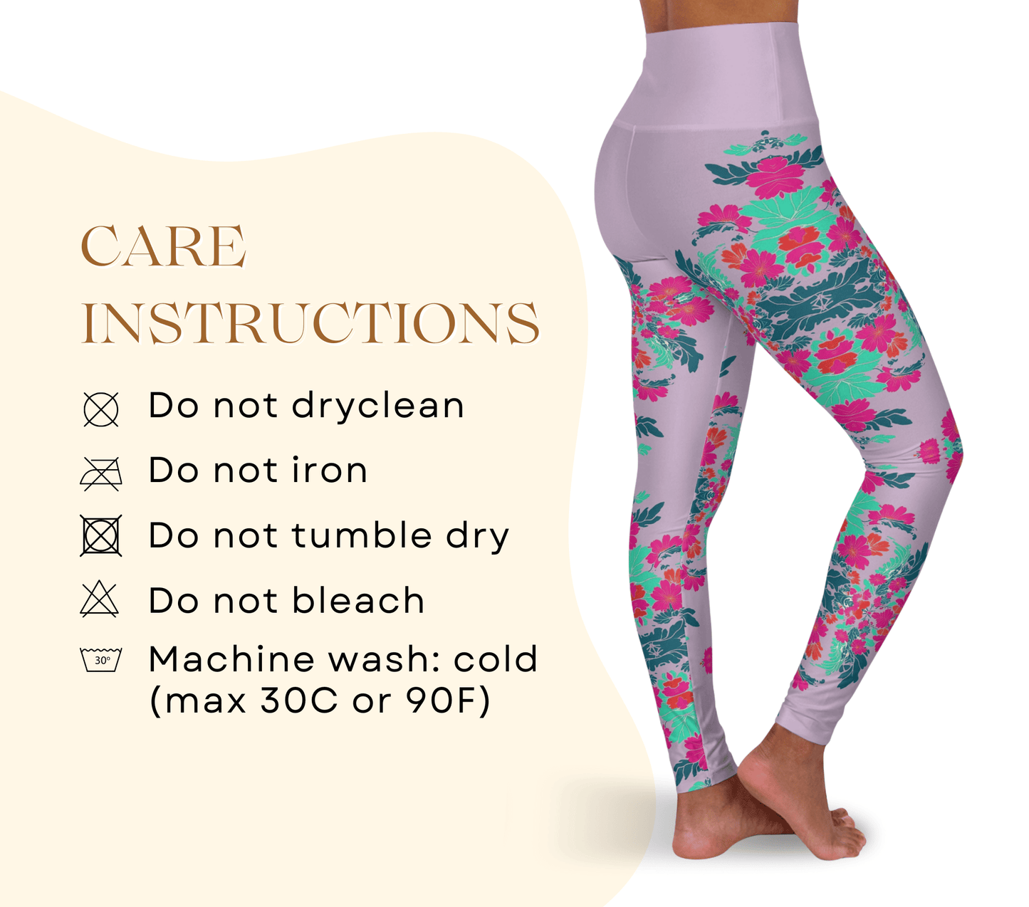 Fen Floral Yoga Pants Leggings for Woman