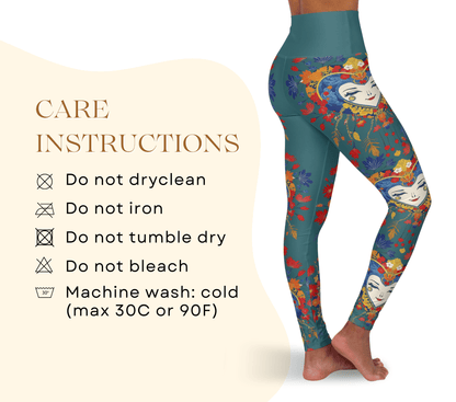Einar Face Mandala Yoga Pants Leggings for Women