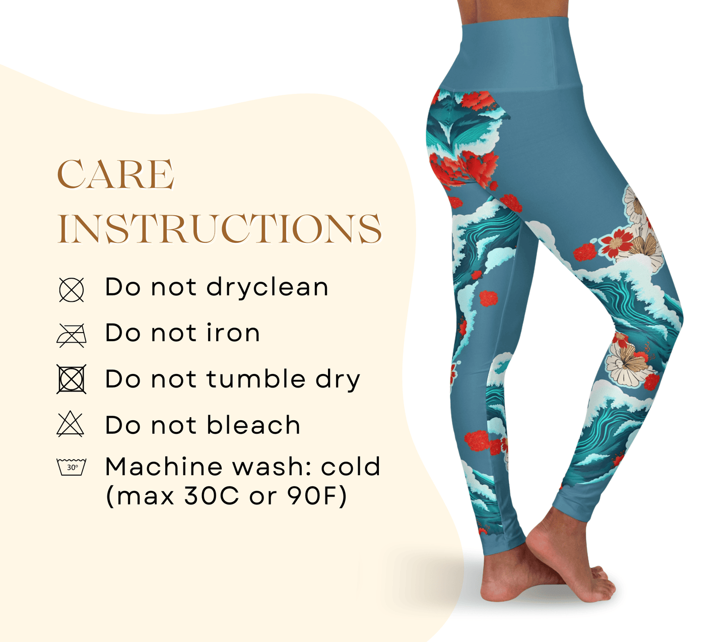 Caedman Ocean Yoga Pants Leggings for Women