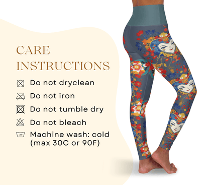 Coca Face Mandala Yoga Pants Leggings for Women