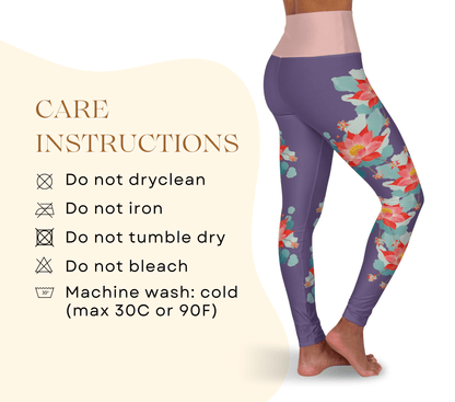 Lizzy Floral Yoga Pants Leggings for Women