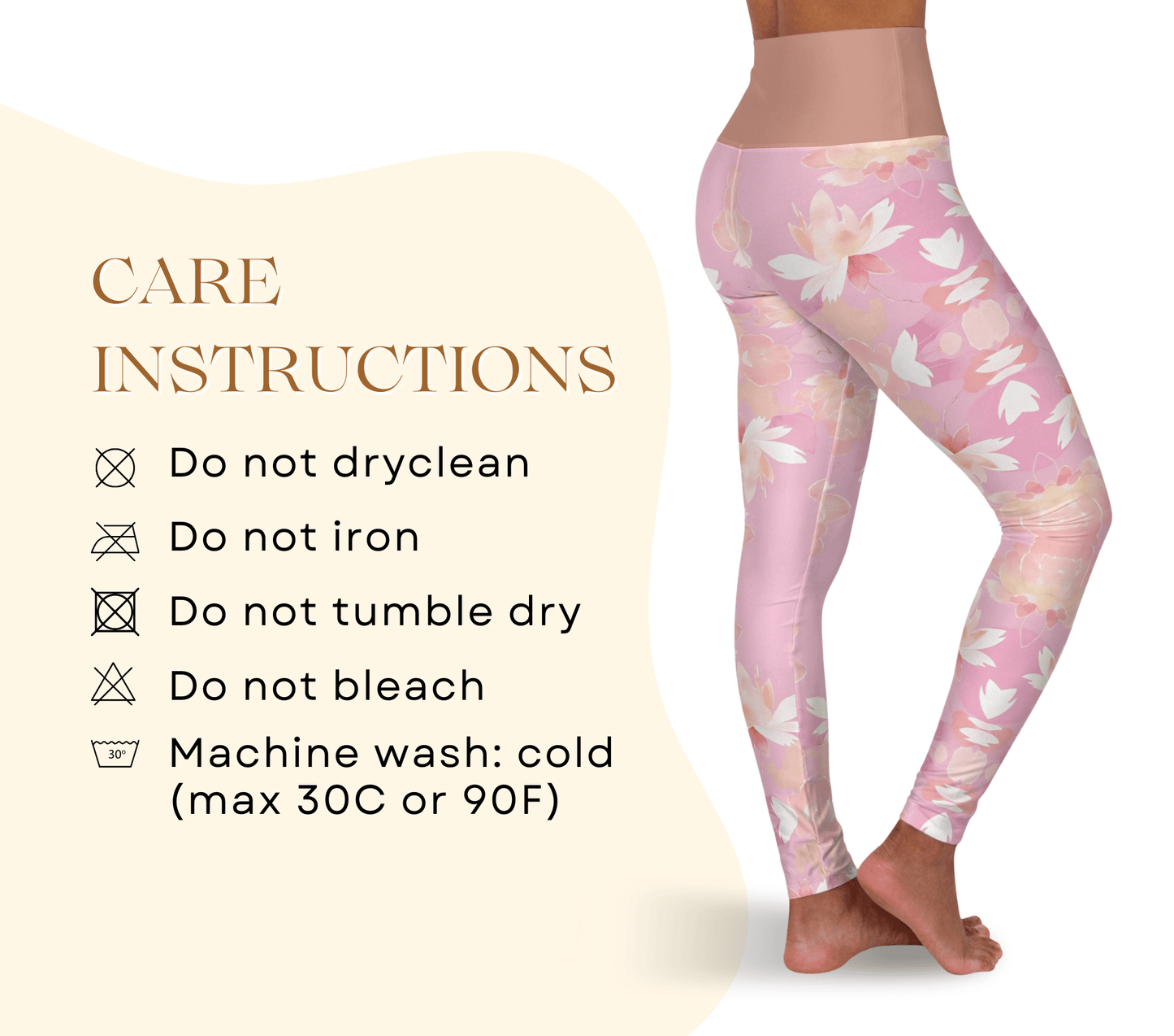 Rosali Floral Yoga Pants Leggings for Women