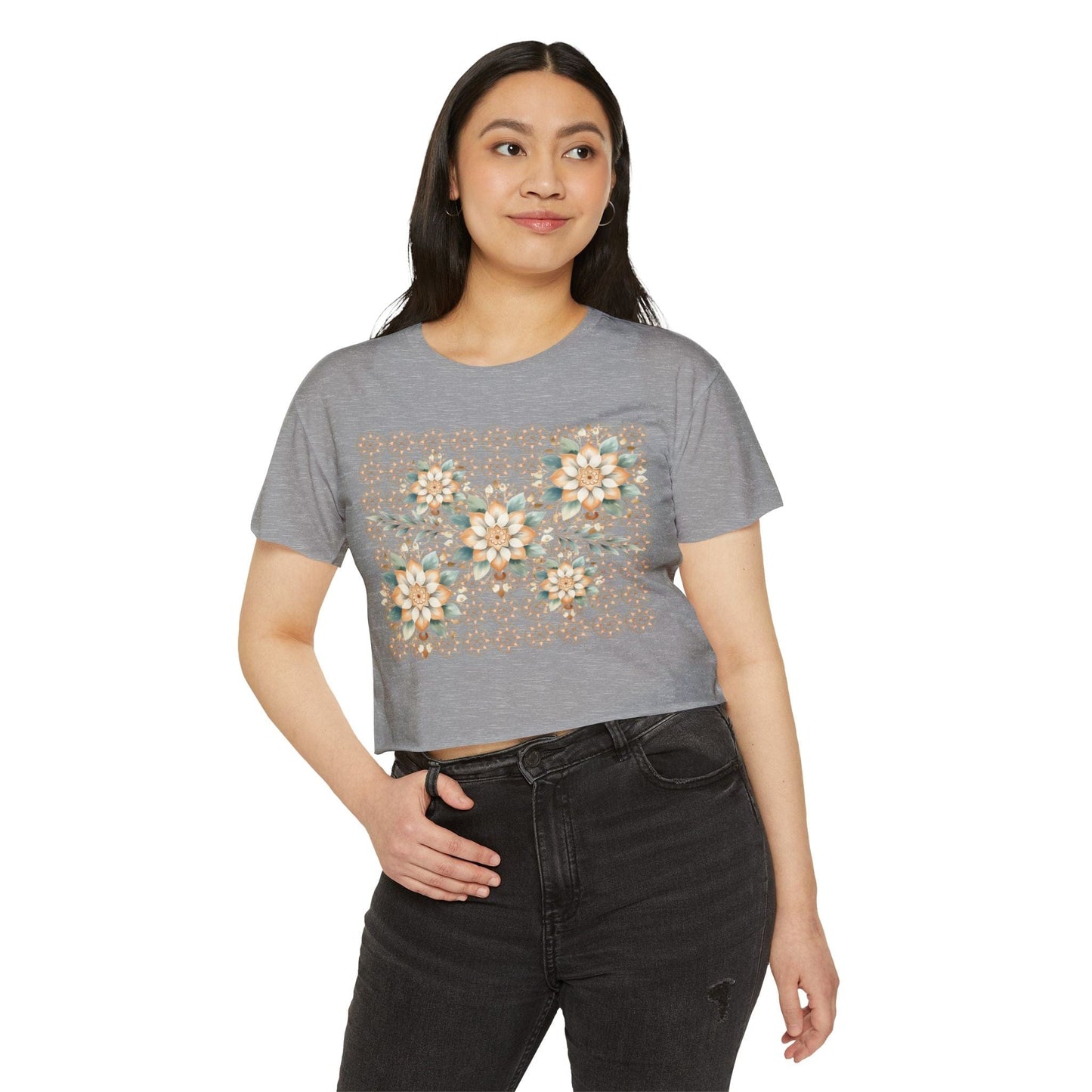 Serenity Flow Yoga Shirt Crop Top