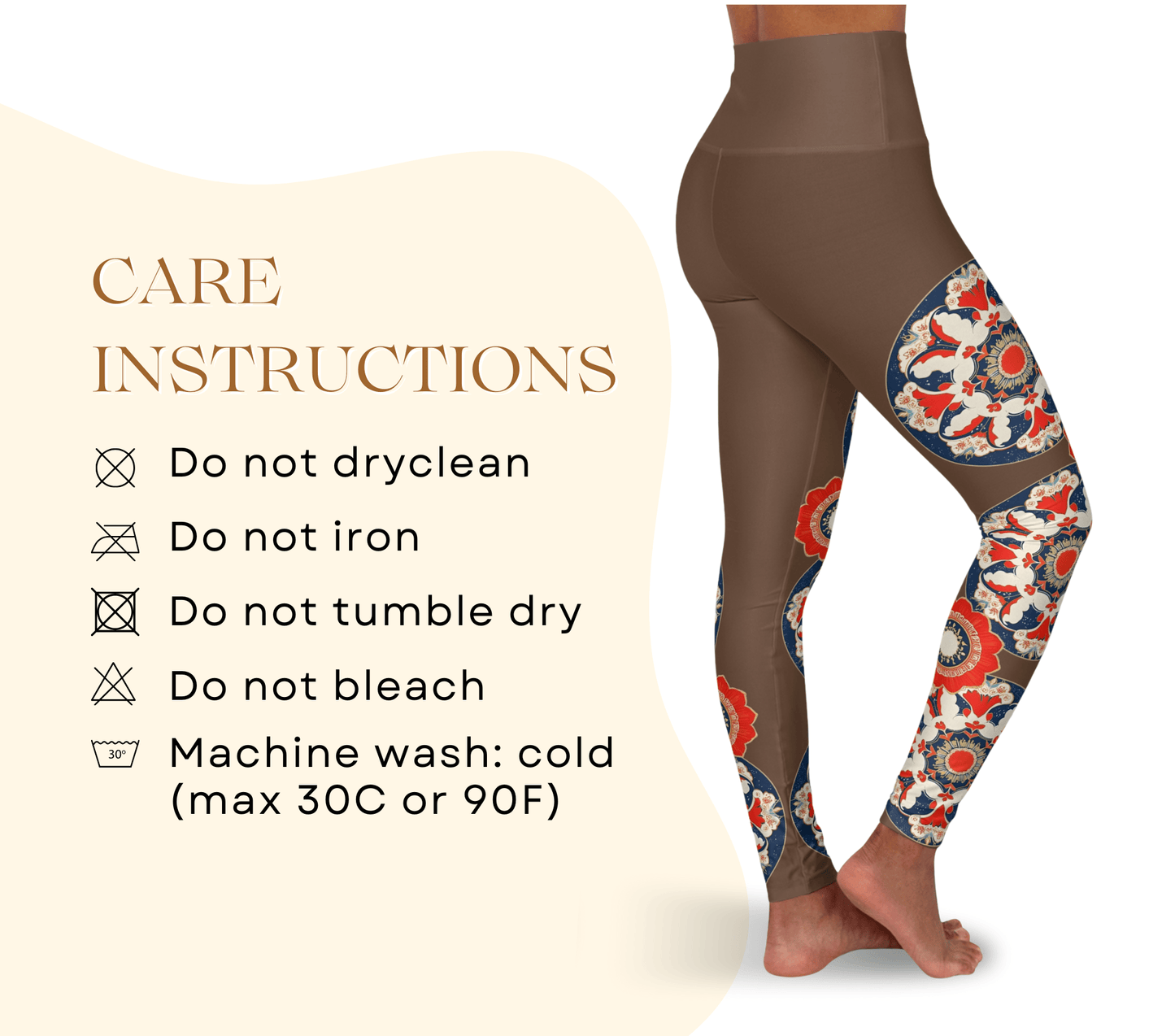 Faye Mandala Yoga Pants Leggings for Women
