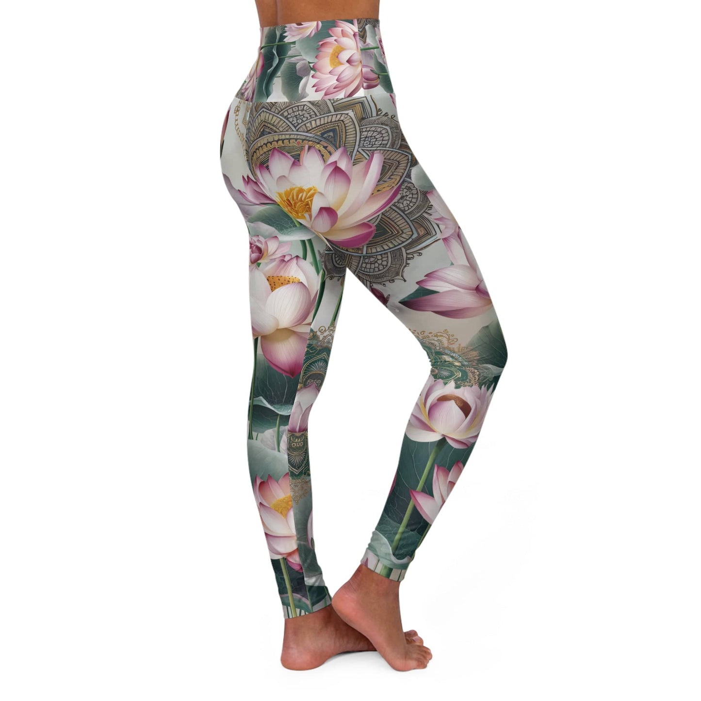 Lotus Mandala Yoga Pants Leggings