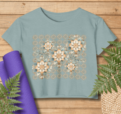 Serenity Flow Yoga Shirt Crop Top