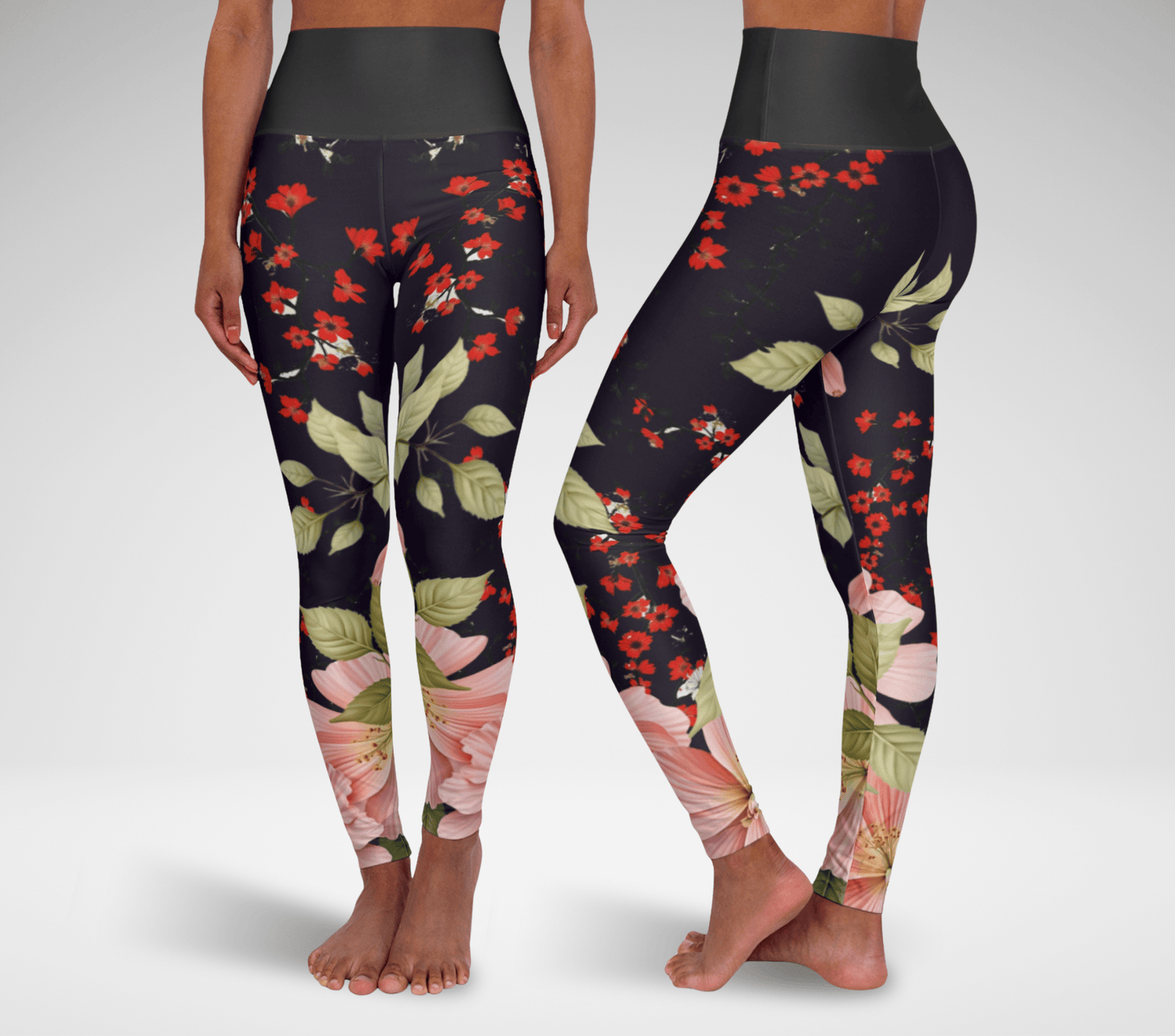 Auden Floral Yoga Pants Leggings for Women