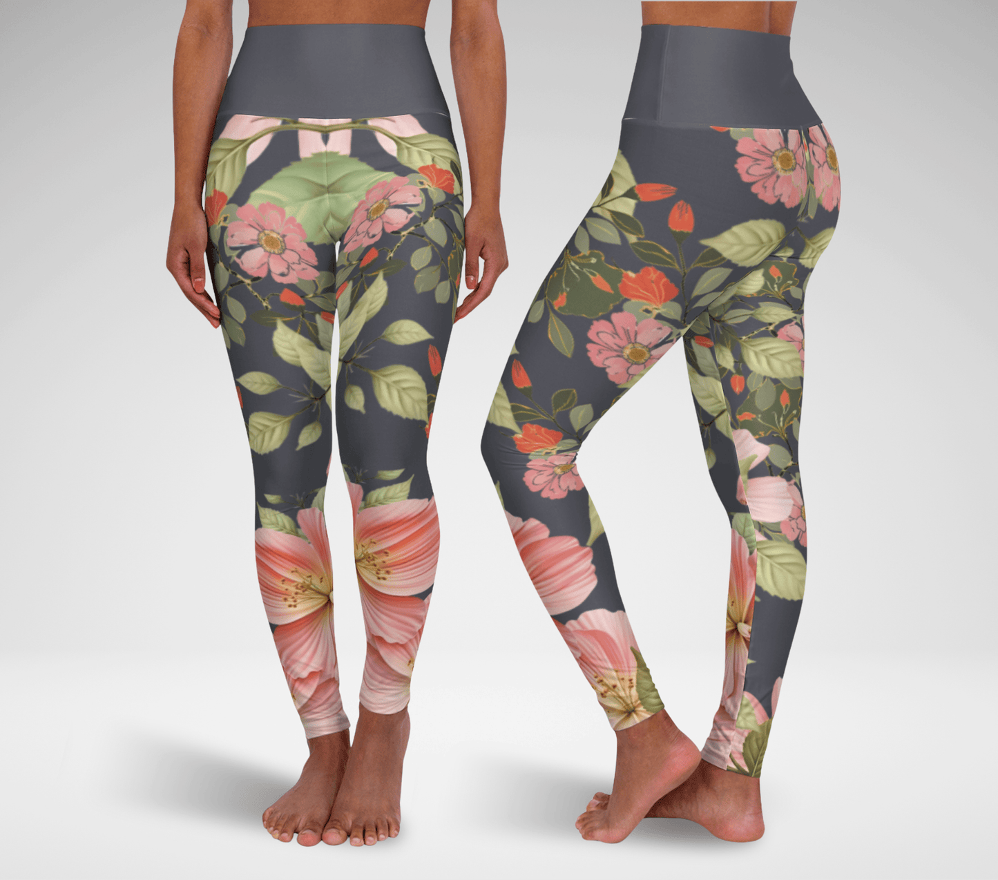 Canyon Floral Yoga Pants Leggings for Woman