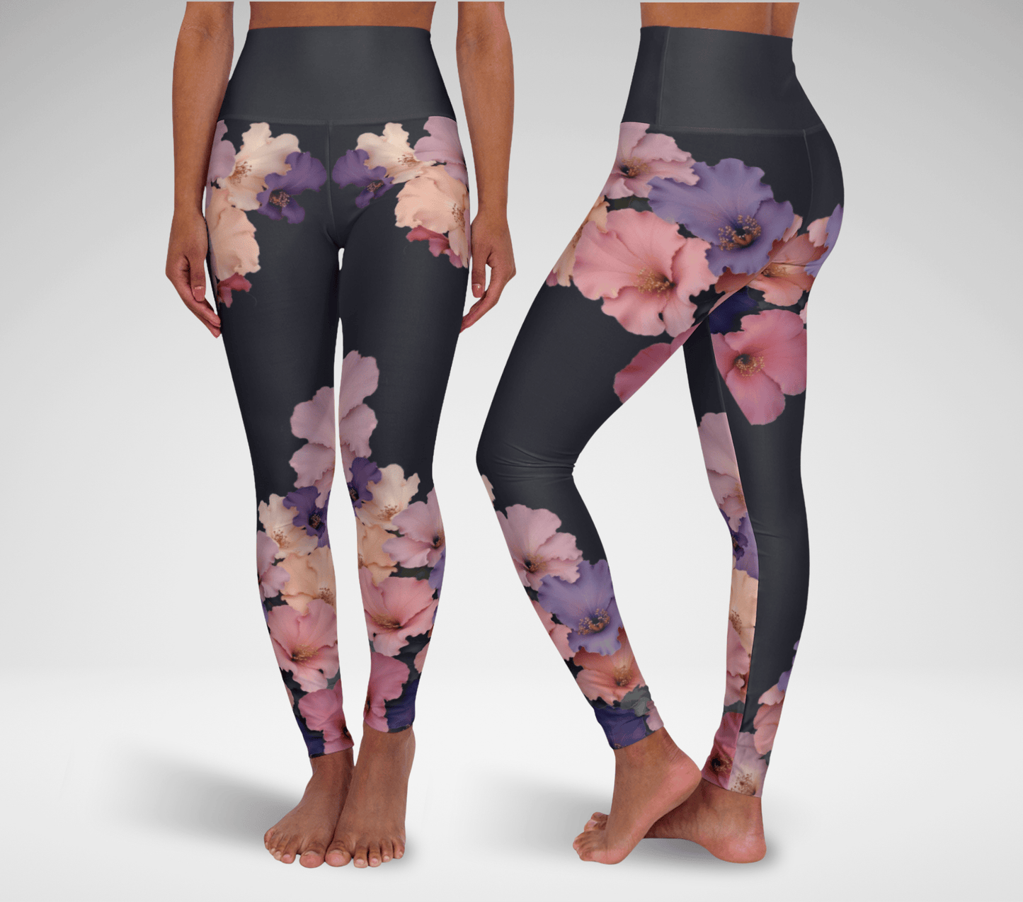 Charm Floral Yoga Pants Leggings for Women