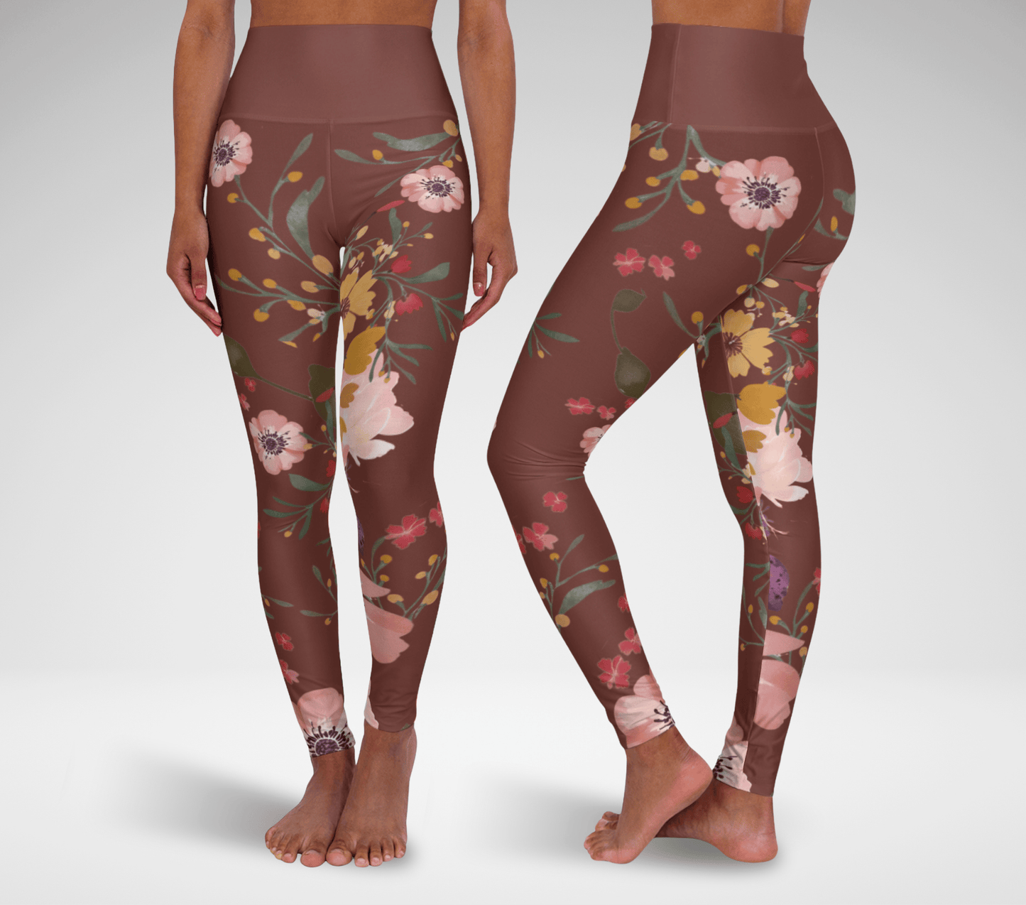 Rae Floral Yoga Pants Leggings for Woman