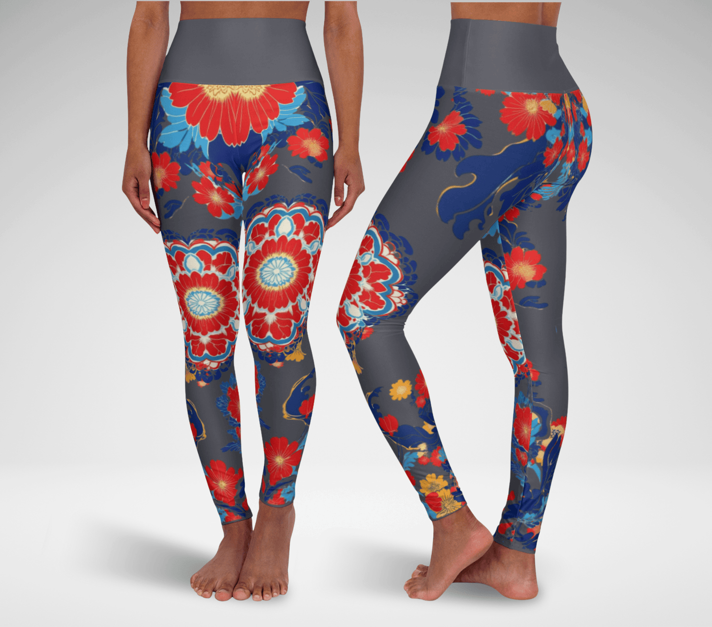 Marley Floral Yoga Pants Leggings for Woman