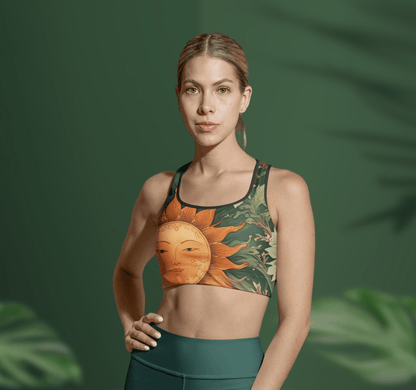 Soleil Green Sports Bra