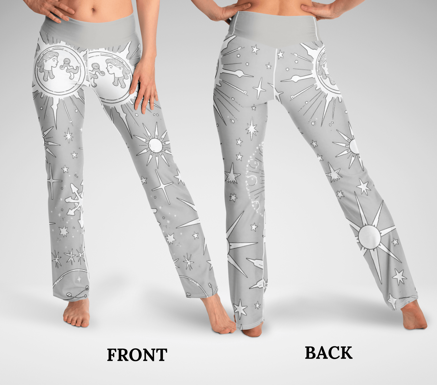 Zeke Celestia Flare Yoga Pants Leggings for Women