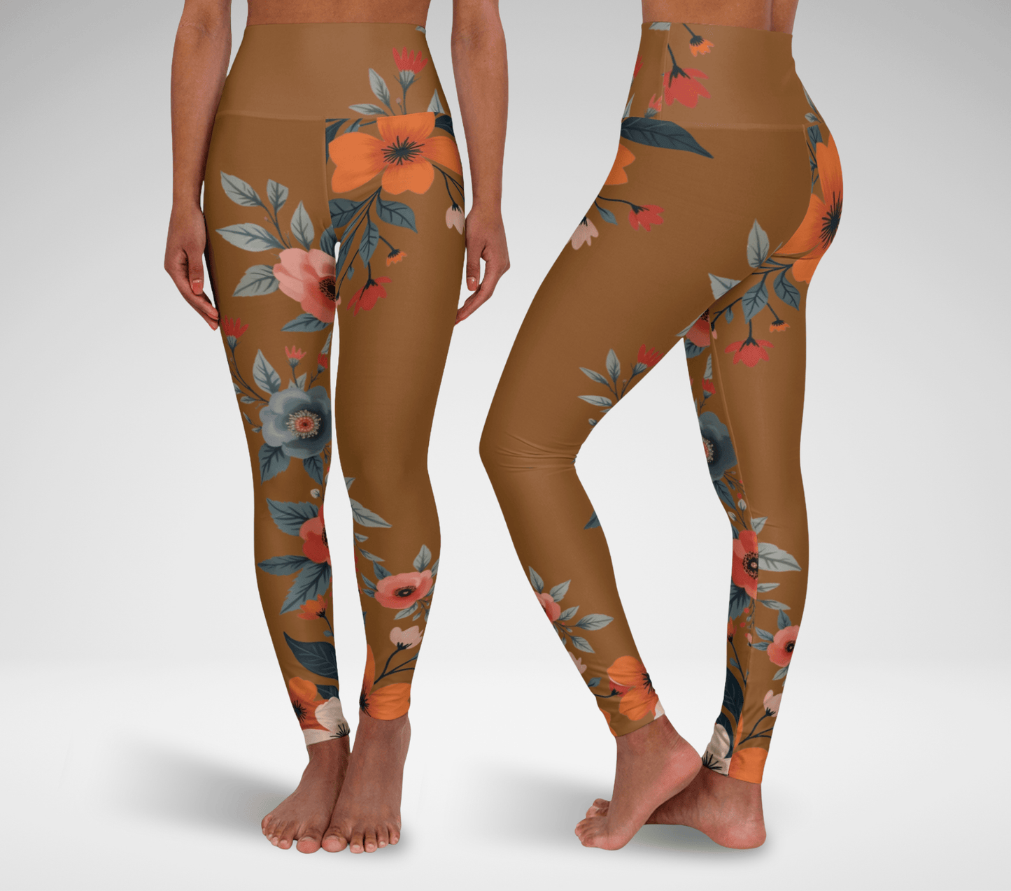 Ayer Floral Yoga Pants Leggings for Woman