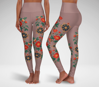 Atens Floral Yoga Pants Leggings for Woman