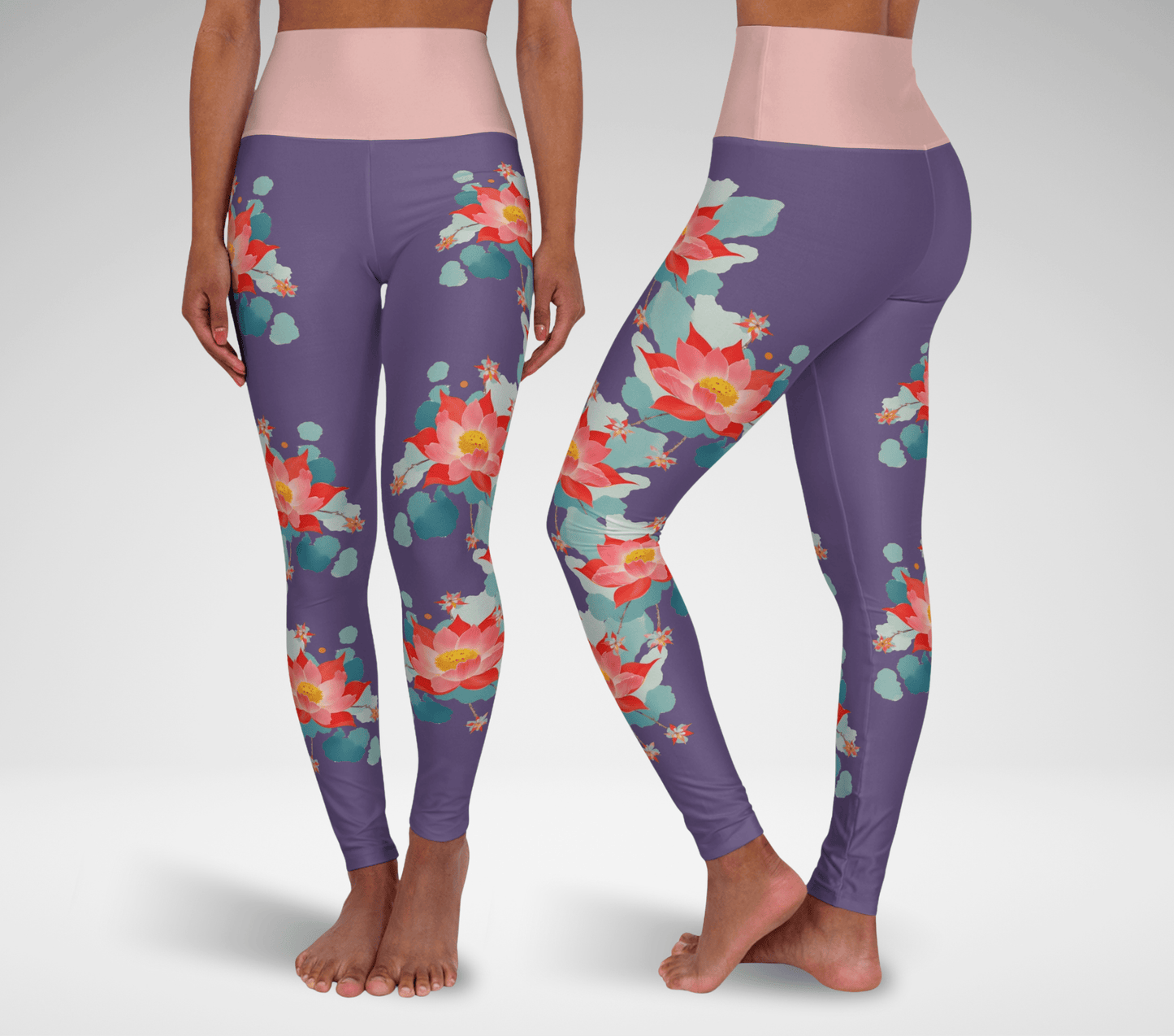 Lizzy Floral Yoga Pants Leggings for Women