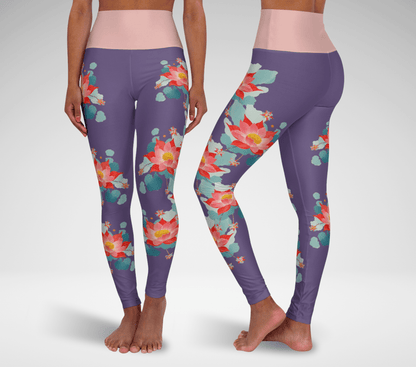 Lizzy Floral Yoga Pants Leggings for Women