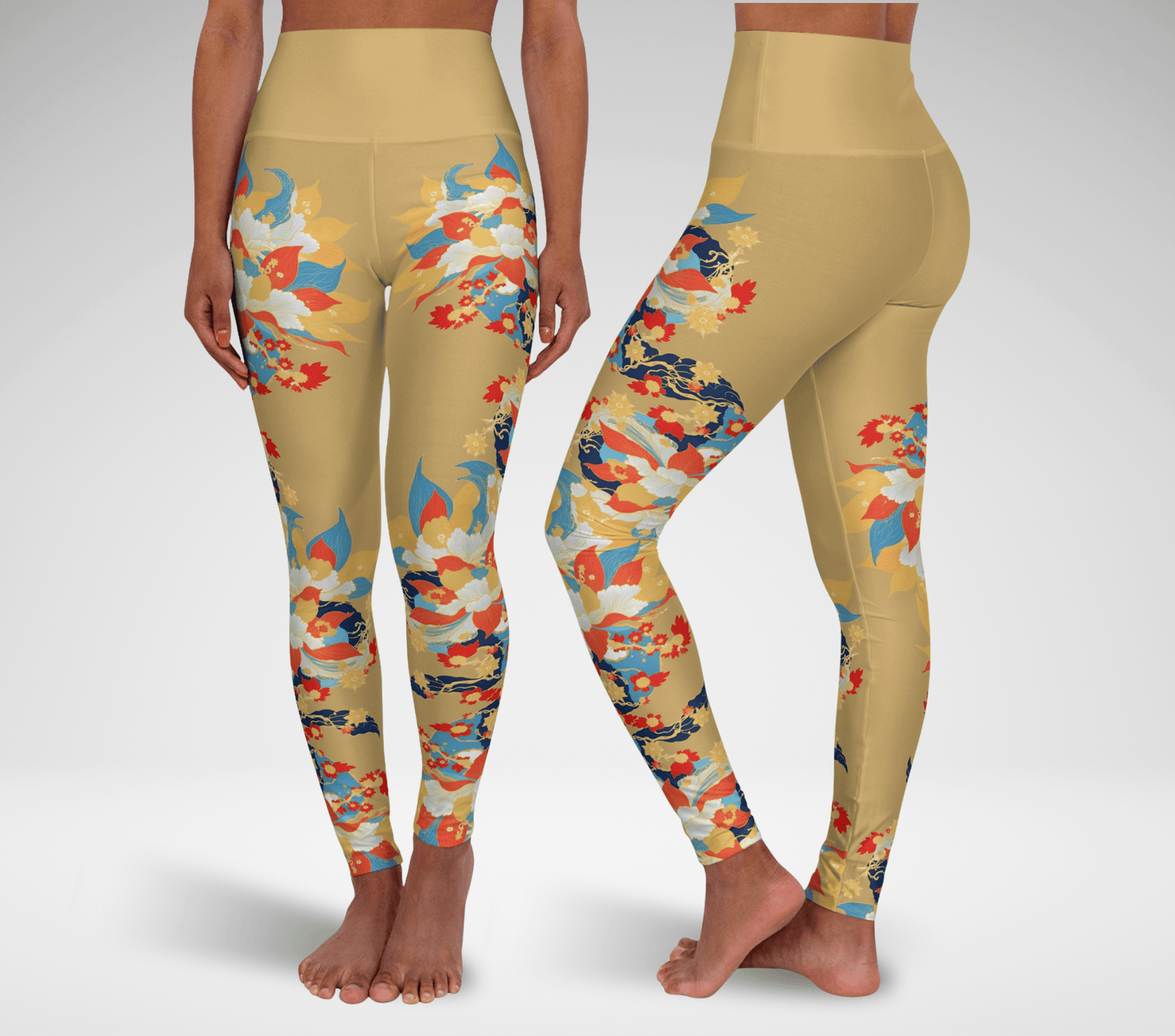 Sylivian Floral Yoga Pants Leggings for Woman