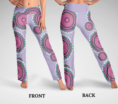 Inti Mandala Flare Yoga Pants Leggings for Women
