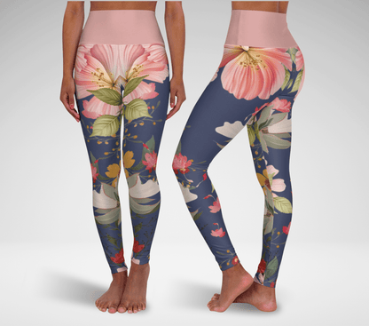 Coast Floral Yoga Pants Leggings for Women