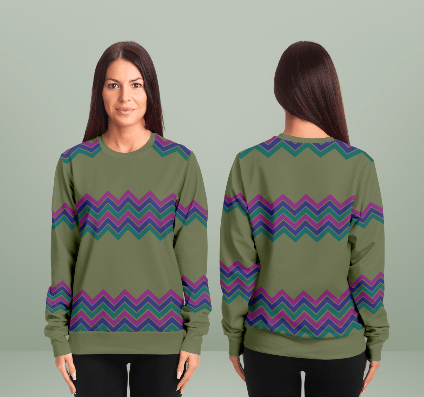 Leigh Zigzag Sweatshirt