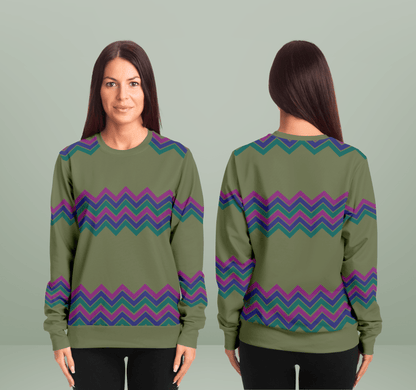 Leigh Zigzag Sweatshirt