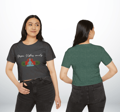 Indi Yoga Vibes Shirt Crop Top