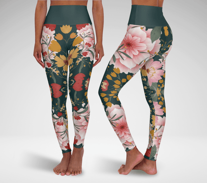 Rigby Floral Yoga Pants Leggings for Women