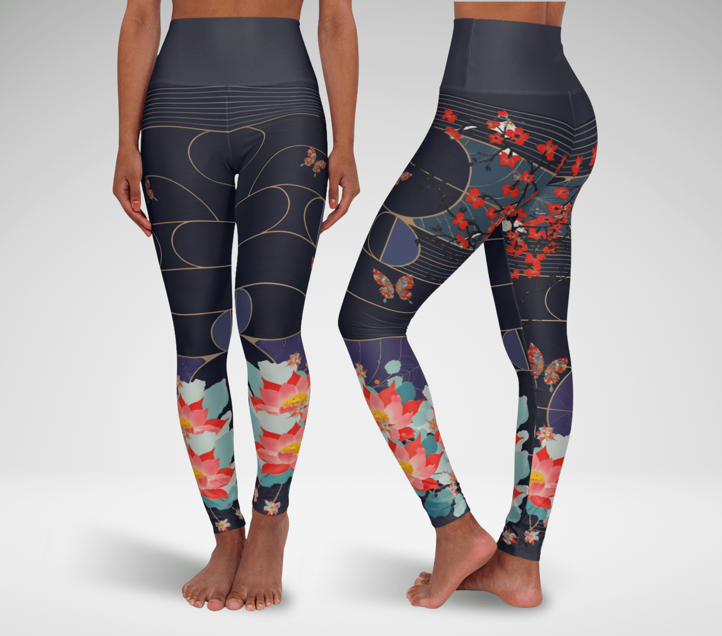 Kila Floral Yoga Pants Leggings for Women