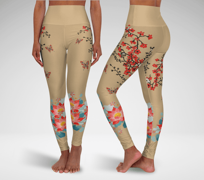 Luna Floral Yoga Pants Leggings for Woman