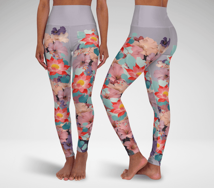 Daina Floral Yoga Pants Leggings for Woman