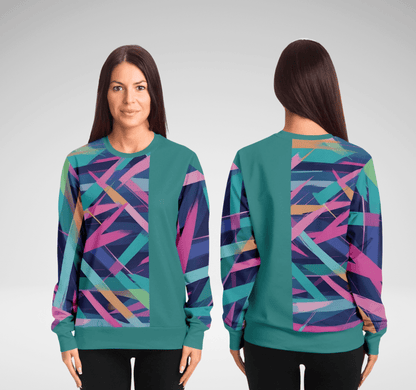 Elowyn Sleek Geometric Sweatshirt