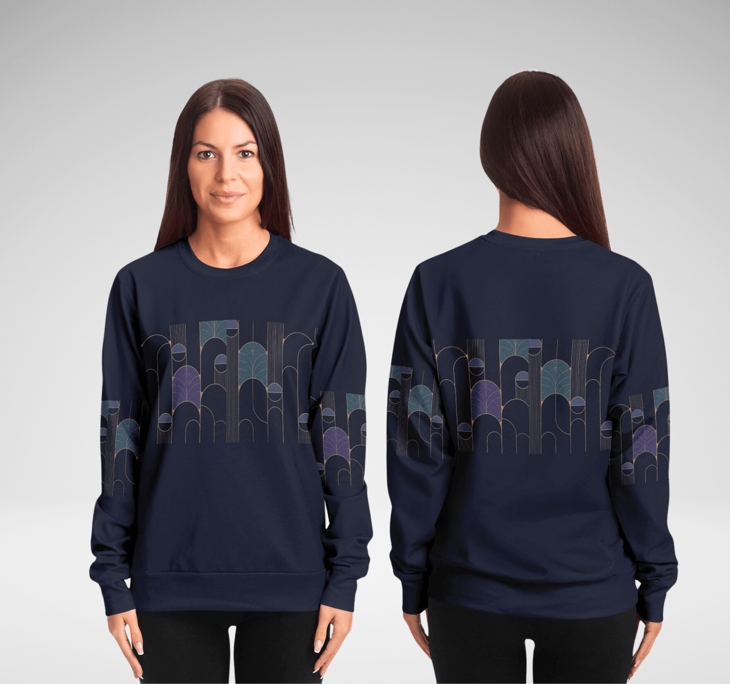 Gaia Modern Geometric Sweatshirt