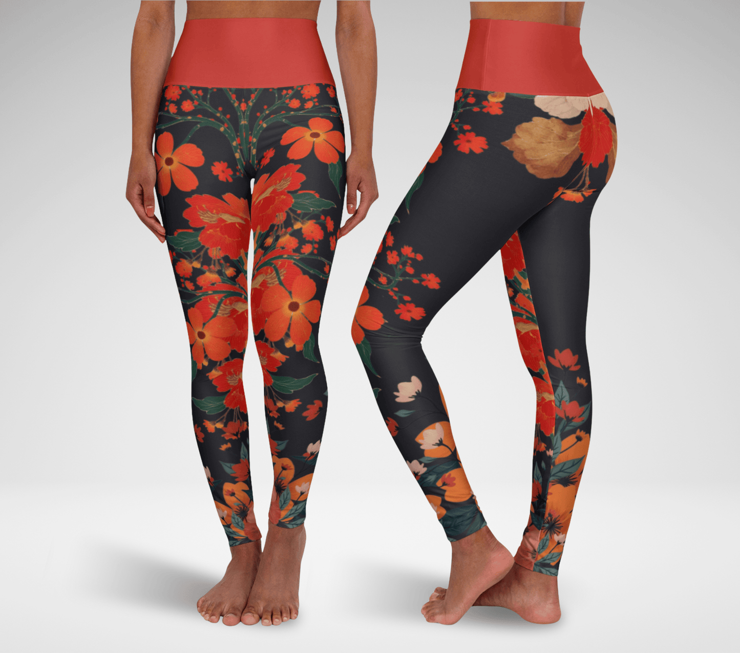Keena Floral Leggings for Women
