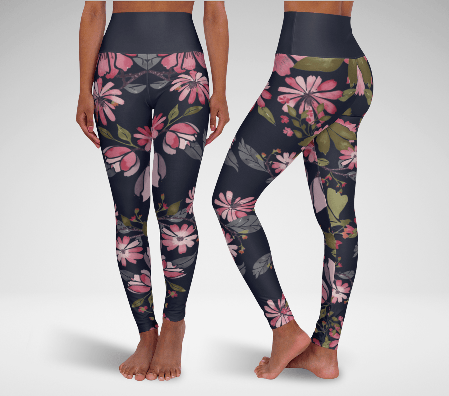 Kai Floral Yoga Pants Leggings for Women