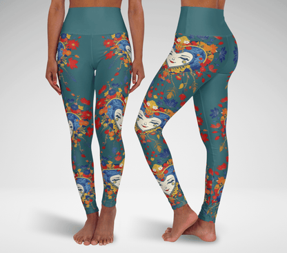 Einar Face Mandala Yoga Pants Leggings for Women