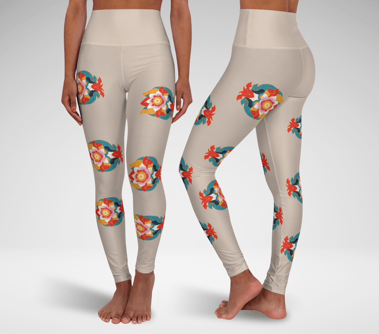 Caedcon Mandala Yoga Pants Leggings for Woman