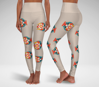 Caedcon Mandala Yoga Pants Leggings for Woman