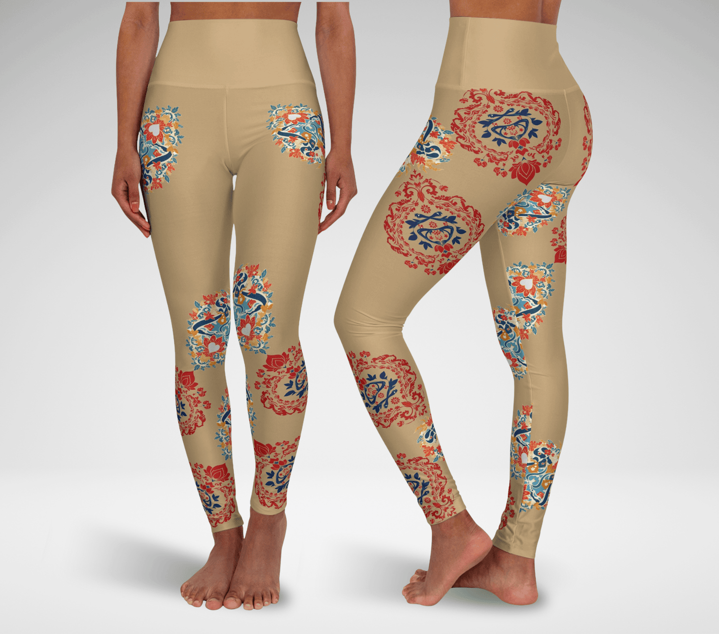 Beksy Mandala Yoga Pants Leggings for Women