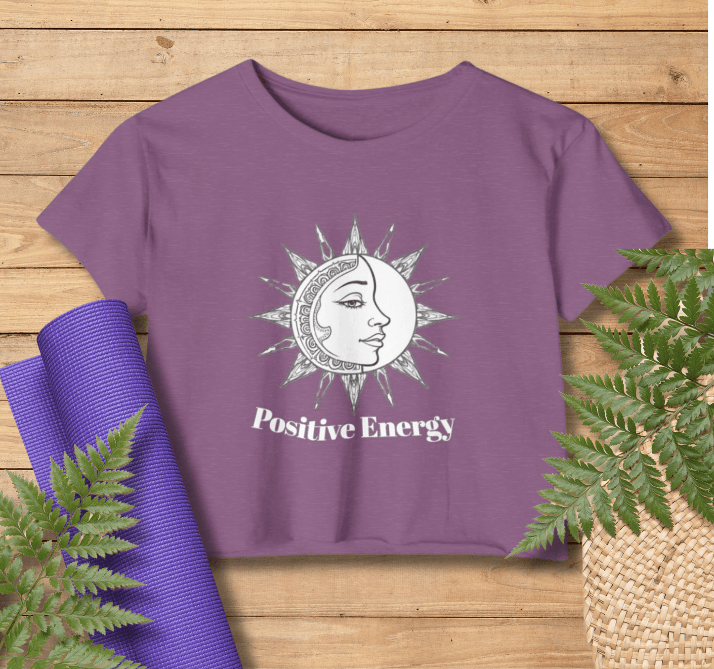 Positive Energy Yoga Shirt Crop Top