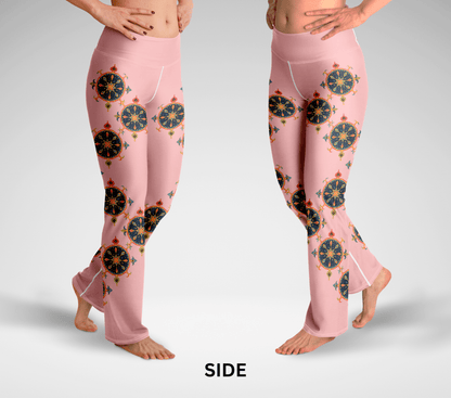 Ozion Mandala Flare Yoga Pants Leggings for Woman