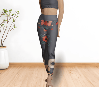 Arnie Floral Yoga Pants Leggings for Woman