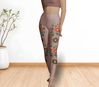 Atens Floral Yoga Pants Leggings for Woman