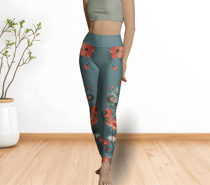 Beckett Floral Yoga Pants Leggings for Woman