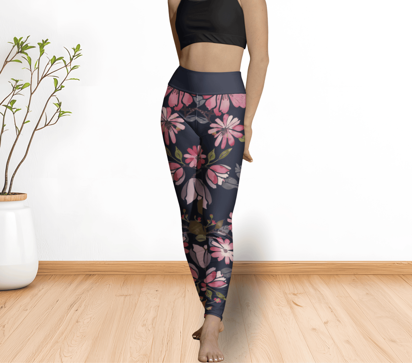 Kai Floral Yoga Pants Leggings for Women