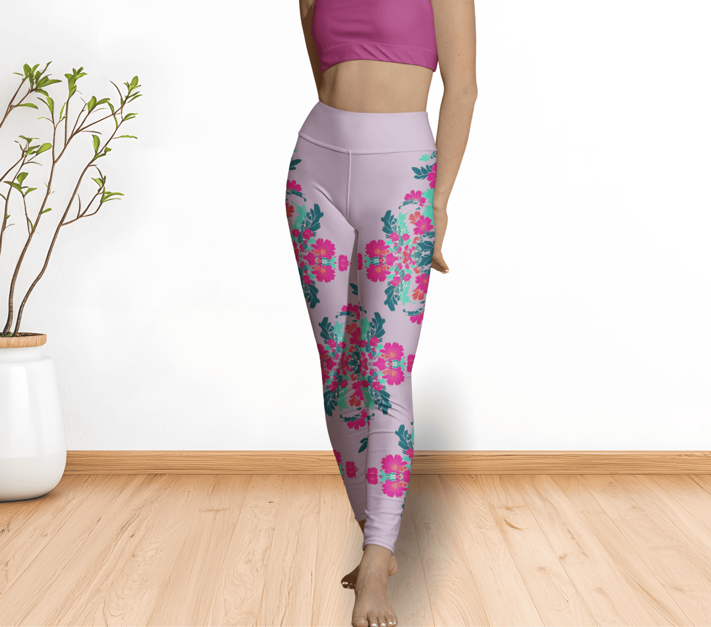 Fen Floral Yoga Pants Leggings for Woman