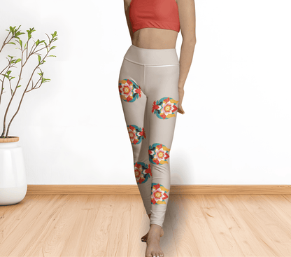 Caedcon Mandala Yoga Pants Leggings for Woman