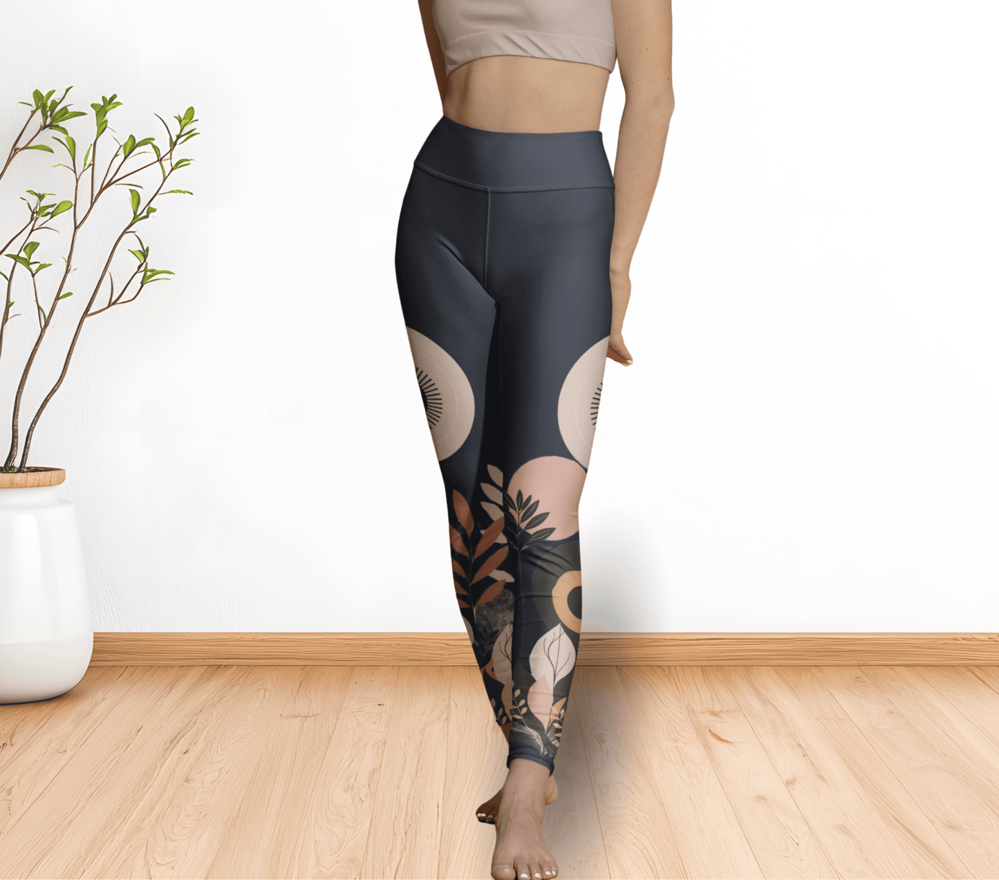 Fluran Retro Yoga Pants Leggings for Women