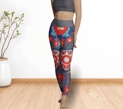 Marley Floral Yoga Pants Leggings for Woman